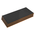 Sealey SFPK30OR Easy Peel Shadow Foam® 1200 x 550 x 30mm, Orange/Black - Pack of 3 - SFPK30OR - Sealey Tools UK - Trade Counter Direct