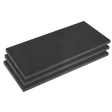 Sealey SFPK50BK Easy Peel Shadow Foam® 1200 x 550 x 50mm, Black/Black - Pack of 3 - SFPK50BK - Sealey Tools UK - Trade Counter Direct