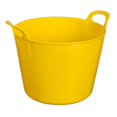 Sealey SFT40Y Heavy - Duty Flexi Tub 40L - Yellow - SFT40Y - Sealey Tools UK - Trade Counter Direct