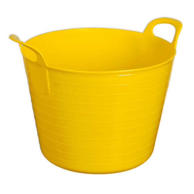 Sealey SFT40Y Heavy - Duty Flexi Tub 40L - Yellow - SFT40Y - Sealey Tools UK - Trade Counter Direct