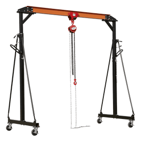 Sealey SG1000KIT Portable Gantry Crane Adjustable 1tonne Combo - SG1000KIT - Sealey Tools UK - Trade Counter Direct