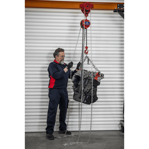 Sealey SG1000KITG Portable Adjustable Gantry Crane with Geared Trolley Combo 1 Tonne - SG1000KITG - Sealey Tools UK - Trade Counter Direct