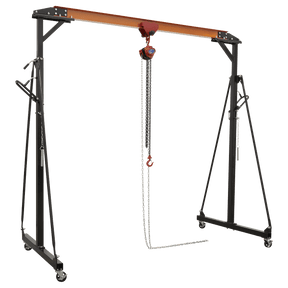 Sealey SG500KIT Portable Gantry Crane Adjustable 0.5tonne Combo - SG500KIT - Sealey Tools UK - Trade Counter Direct