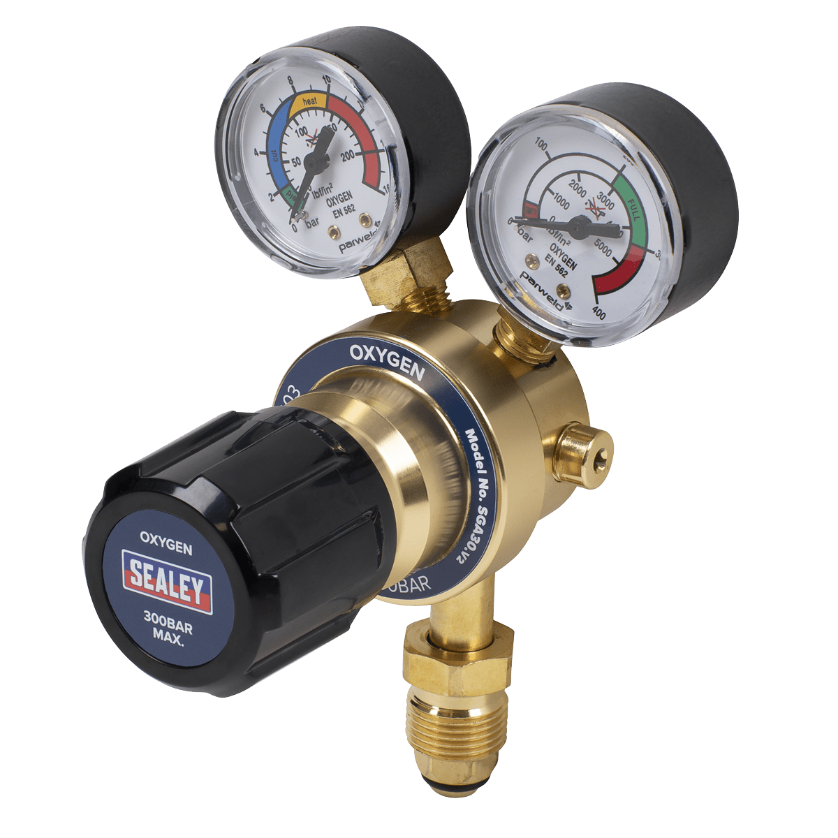 Sealey SGA30 Oxygen Regulator - SGA30 - Sealey Tools UK - Trade Counter Direct