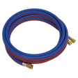 Sealey SGA5 Oxyacetylene Twin Rubber Hose Set 5m - SGA5 - Sealey Tools UK - Trade Counter Direct