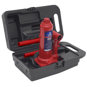 Sealey SJ2BMC Bottle Jack 2tonne with Storage Case - SJ2BMC - Sealey Tools UK - Trade Counter Direct