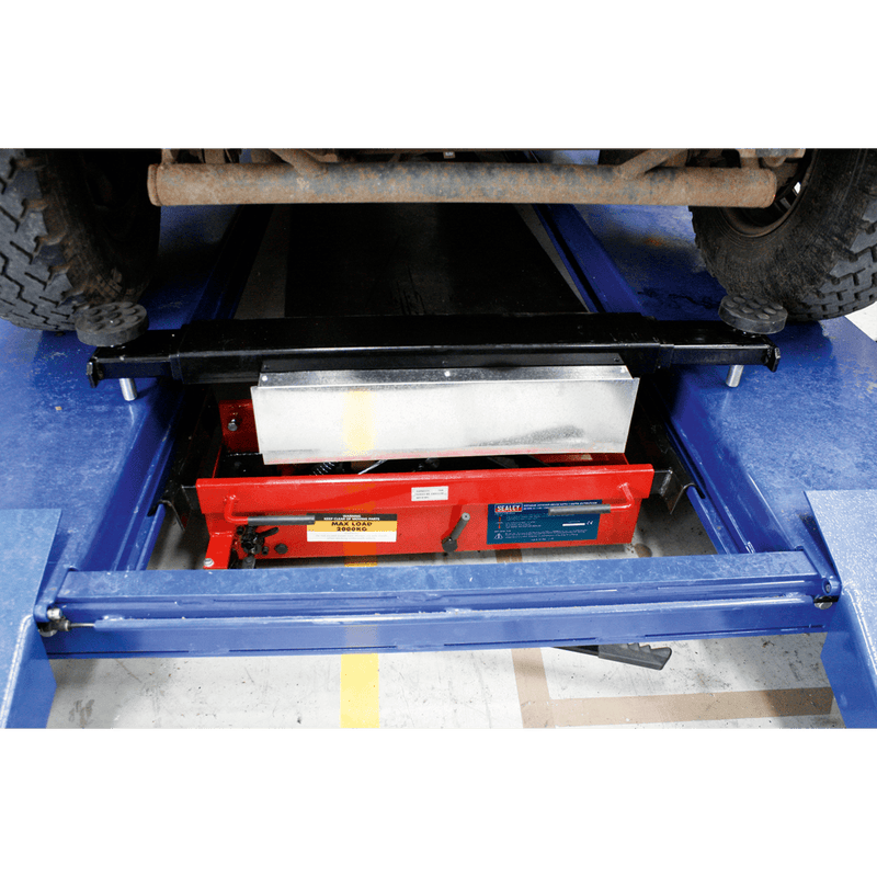 Sealey SJBEX200 Jacking Beam 2tonne with Arm Extenders & Flat Roller Supports - Jacking Beams - SLY-11257 - Sealey Tools UK - Trade Counter Direct