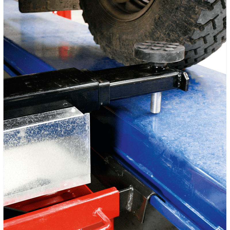Sealey SJBEX200 Jacking Beam 2tonne with Arm Extenders & Flat Roller Supports - Jacking Beams - SLY-11257 - Sealey Tools UK - Trade Counter Direct