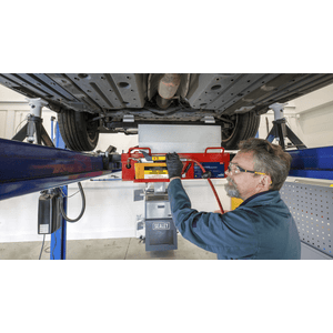 Sealey SJBEX200A Air Jacking Beam 2tonne with Arm Extenders & Flat Roller Supports - SJBEX200A - Sealey Tools UK - Trade Counter Direct