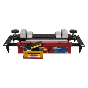 Sealey SJBEX200A Air Jacking Beam 2tonne with Arm Extenders & Flat Roller Supports - SJBEX200A - Sealey Tools UK - Trade Counter Direct