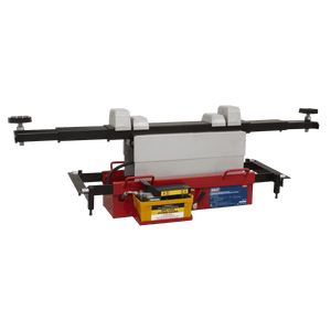 Sealey SJBEX200A Air Jacking Beam 2tonne with Arm Extenders & Flat Roller Supports - SJBEX200A - Sealey Tools UK - Trade Counter Direct