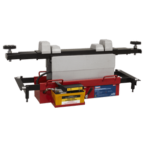 Sealey SJBEX200A Air Jacking Beam 2tonne with Arm Extenders & Flat Roller Supports - SJBEX200A - Sealey Tools UK - Trade Counter Direct
