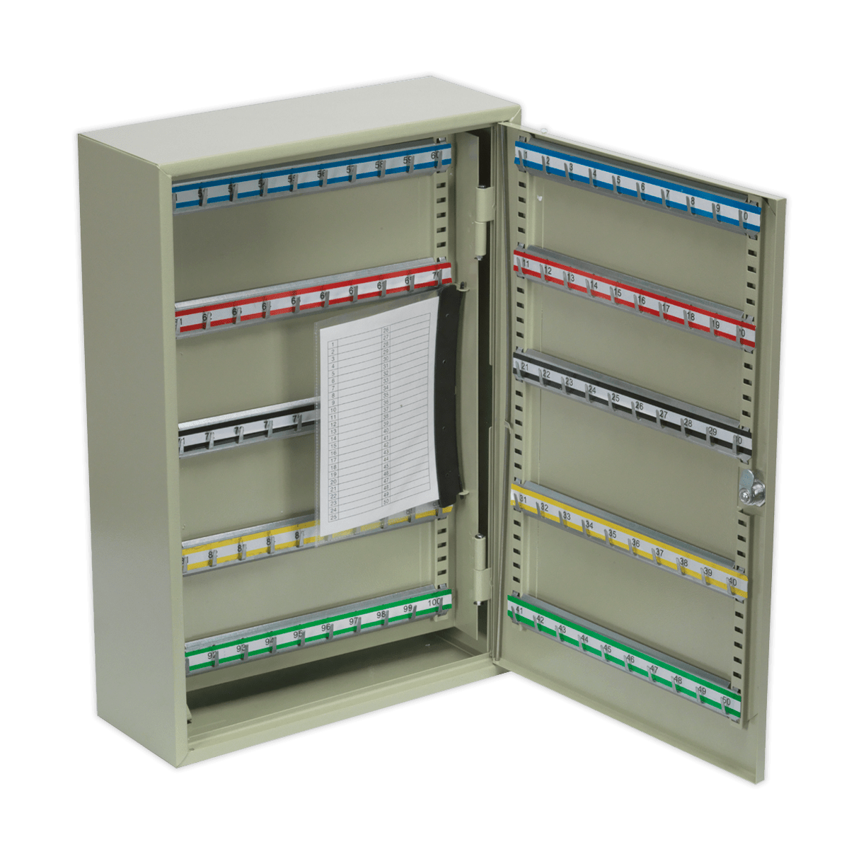 Sealey SKC200 Key Cabinet 200 Key Capacity - SKC200 - Sealey Tools UK - Trade Counter Direct