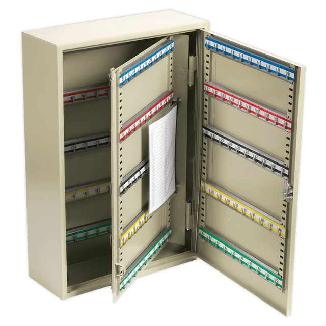 Sealey SKC200 Key Cabinet 200 Key Capacity - SKC200 - Sealey Tools UK - Trade Counter Direct