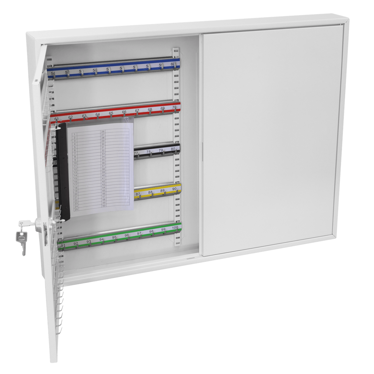 Sealey SKC200W Wide Key Cabinet 200 Key Capacity - SKC200W - Sealey Tools UK - Trade Counter Direct