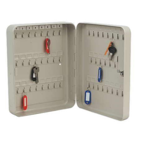 Sealey SKC45 Key Cabinet with 45 Key Tags - SKC45 - Sealey Tools UK - Trade Counter Direct