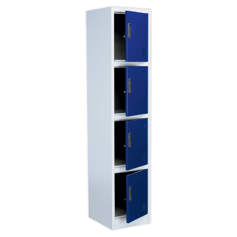 Sealey SL4D Locker 4 Door - SL4D - Sealey Tools UK - Trade Counter Direct