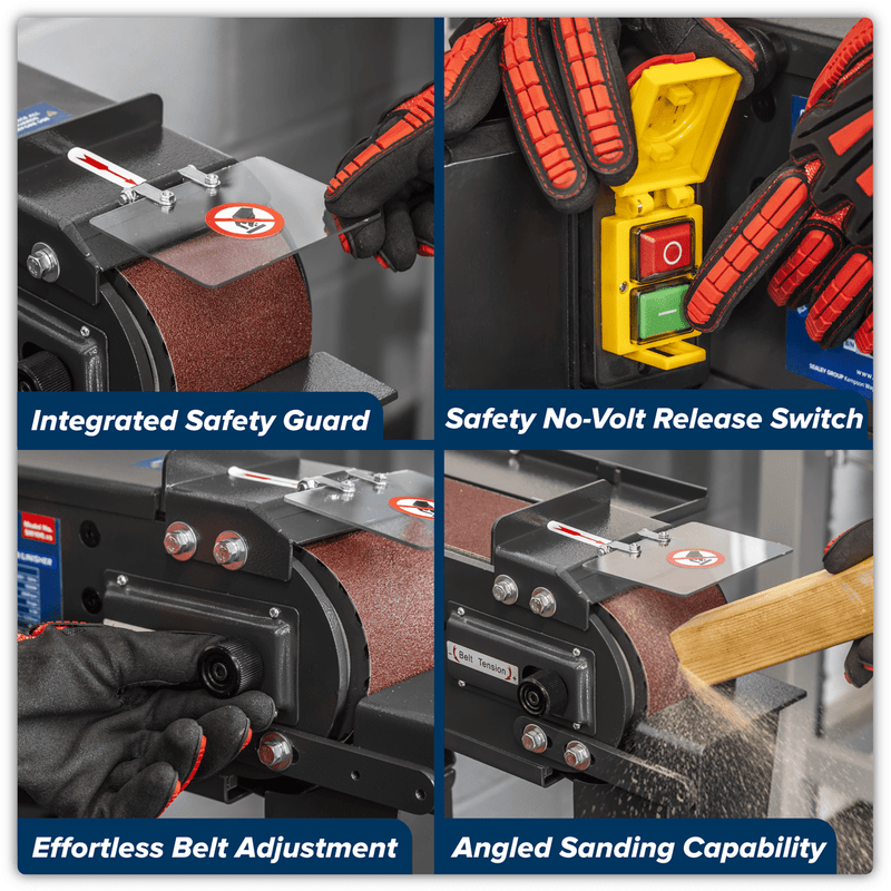 Sealey SM100 Power Belt Sander/Linisher 100 x 1220mm 1500W/230V - SM100 - Sealey Tools UK - Trade Counter Direct