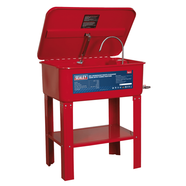 Sealey SM20 Parts Cleaning Tank with Turbo Feature - SM20 - Sealey Tools UK - Trade Counter Direct
