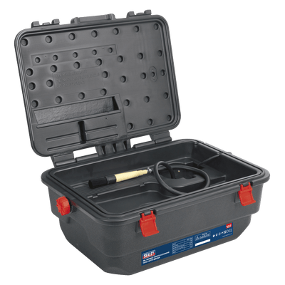 Sealey SM222 Mobile Parts Cleaning Tank with Brush 16L - SM222 - Sealey Tools UK - Trade Counter Direct