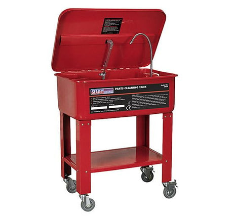 Sealey SM28 Mobile Parts Cleaning Tank 50ltr - Parts Cleaning Tanks - SLY-16759 - Sealey Tools UK - Trade Counter Direct