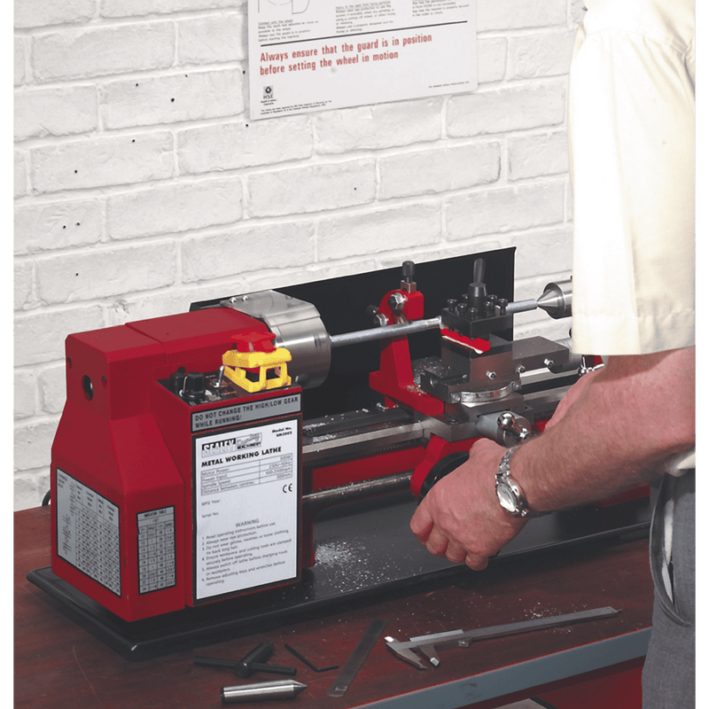 Sealey SM3002 Metalworking Lathe 300mm Between Centres - SM3002 - Sealey Tools UK - Trade Counter Direct