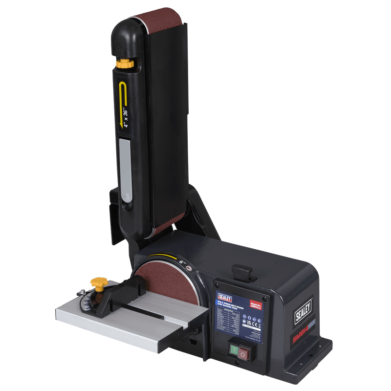 Sealey SM914 915 x 100mm Belt/150mm Disc Sander 370W/230V - SM914 - Sealey Tools UK - Trade Counter Direct