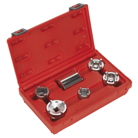 Sealey SMC1 Motorcycle Swingarm Locknut Socket Set 6pc - SMC1 - Sealey Tools UK - Trade Counter Direct