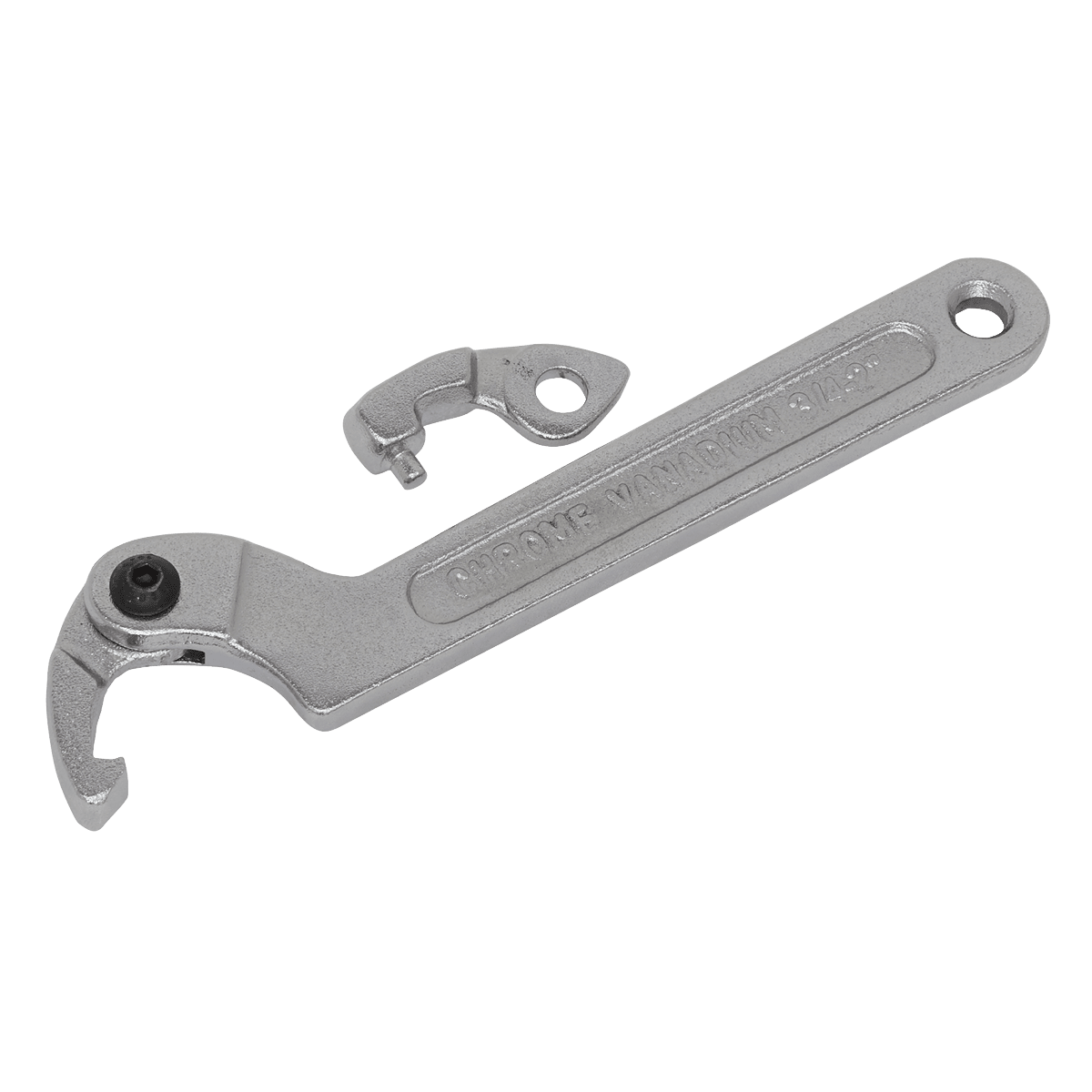 Sealey SMC2S Adjustable C Spanner - Hook & Pin Wrench Set 3pc 19 - 51mm - SMC2S - Sealey Tools UK - Trade Counter Direct