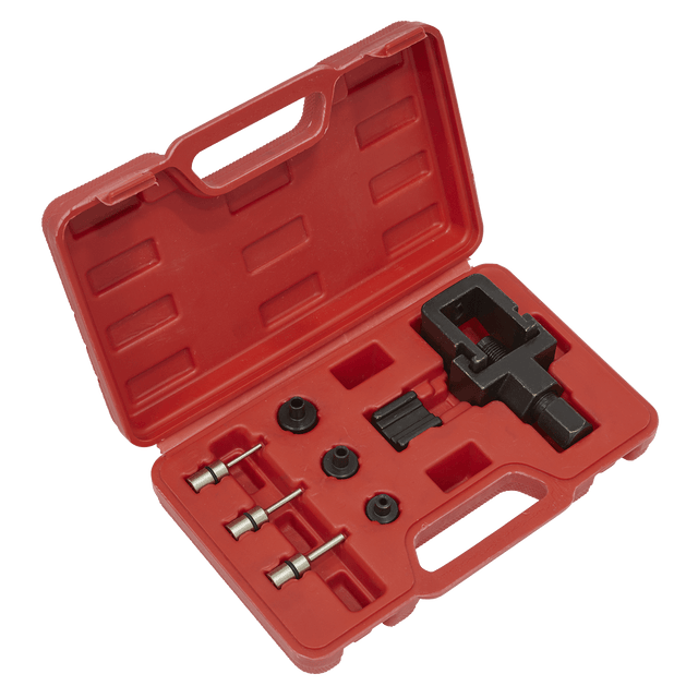 Sealey SMC4 Motorcycle Chain Splitter & Riveting Tool Set - Heavy - Duty - SMC4 - Sealey Tools UK - Trade Counter Direct
