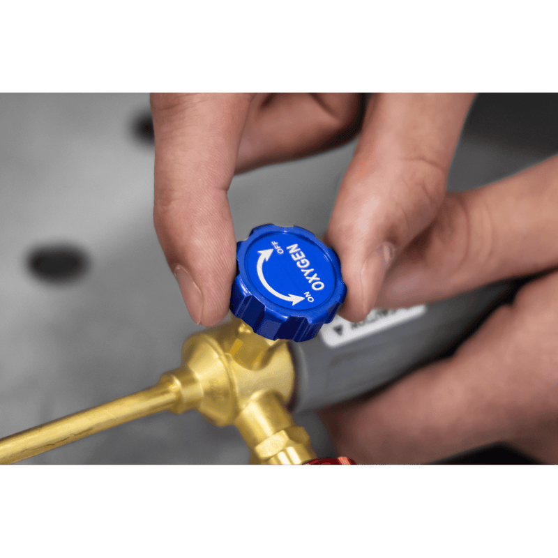 Sealey SMGKIT02 MAPP Gas & Oxygen Brazing Kit with 400g MAPP Cylinder & 950ml Oxygen Cylinder - SMGKIT02 - Sealey Tools UK - Trade Counter Direct