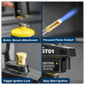 Sealey SMGT01 Brazing & Soldering MAPP Gas Torch - SMGT01 - Sealey Tools UK - Trade Counter Direct