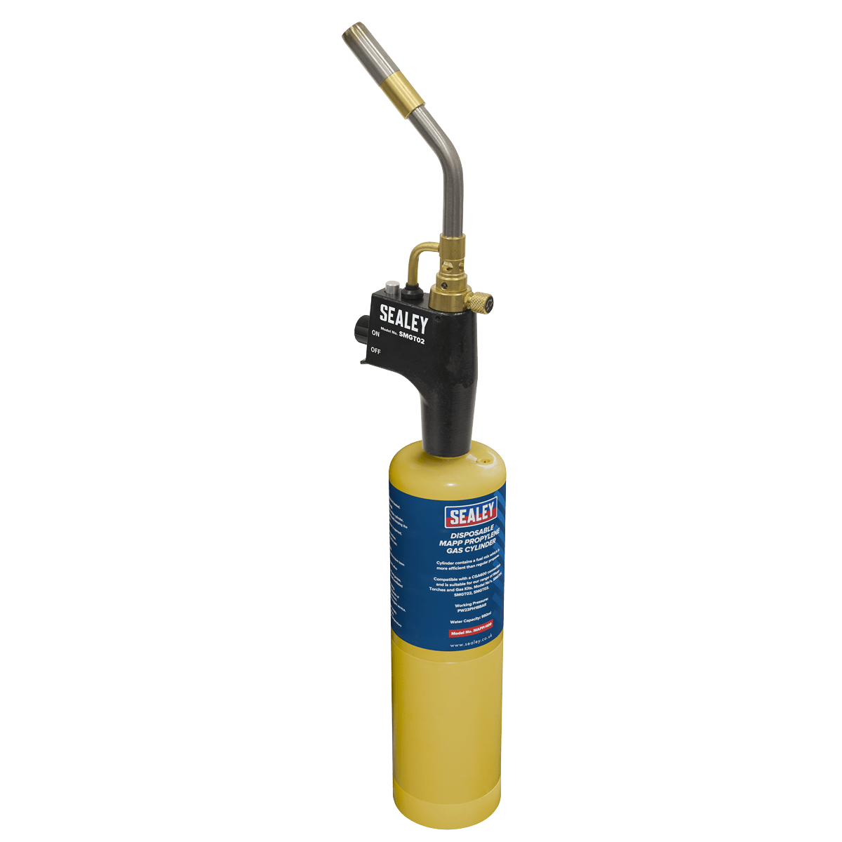 Sealey SMGT02 Industrial MAPP & Propane Gas Brazing Torch - SMGT02 - Sealey Tools UK - Trade Counter Direct