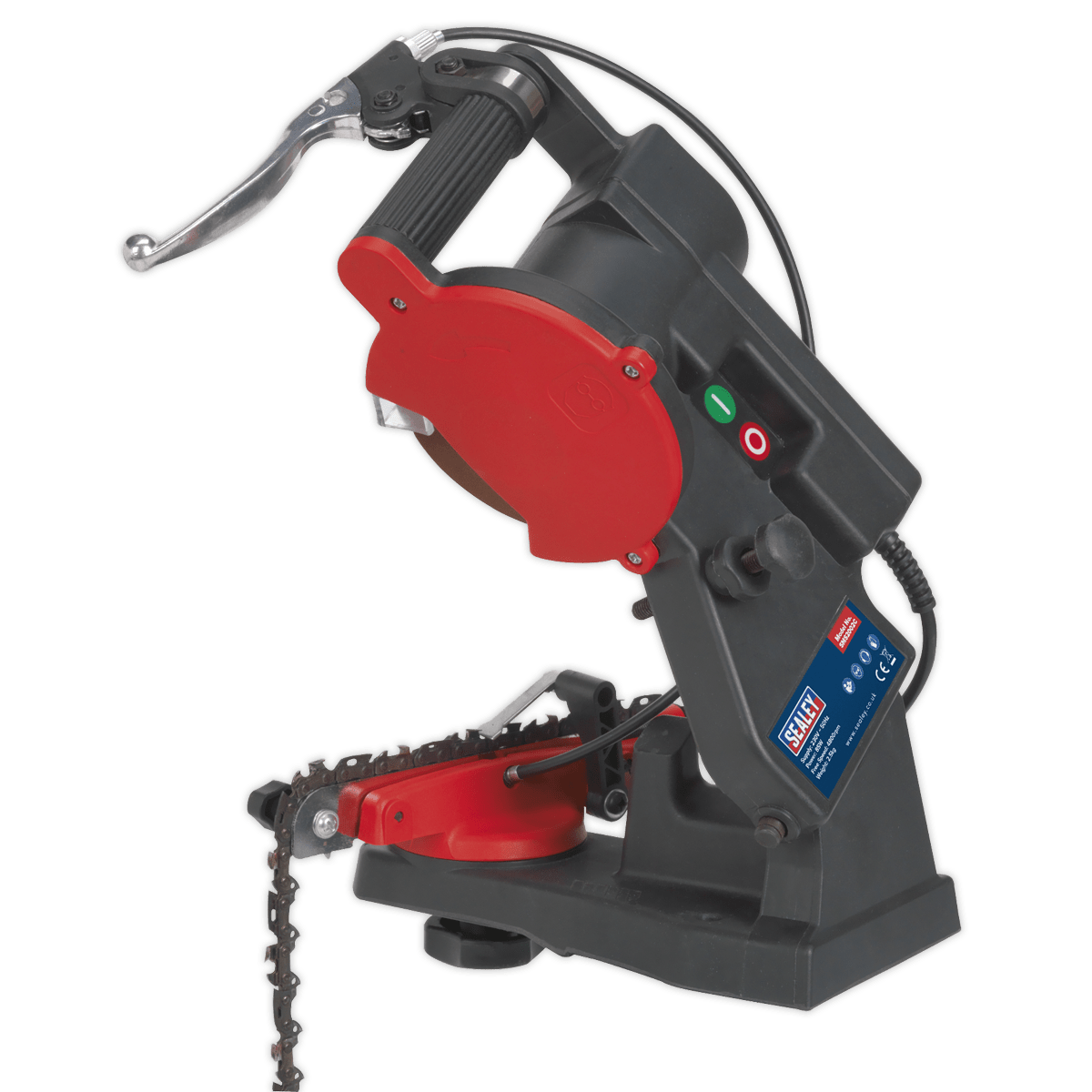Sealey SMS2002C Chainsaw Blade Sharpener - Quick Locating 85W - SMS2002C - Sealey Tools UK - Trade Counter Direct
