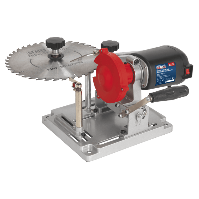 Sealey SMS2003 Saw Blade Sharpener - Bench Mounting 110W - SMS2003 - Sealey Tools UK - Trade Counter Direct