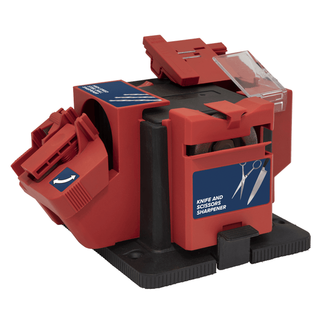 Sealey SMS2004 Multipurpose Sharpener - Bench Mounting 65W - SMS2004 - Sealey Tools UK - Trade Counter Direct