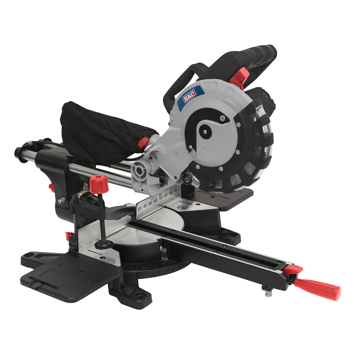 Sealey SMS216 Sliding Compound Mitre Saw 216mm | Trade Counter Direct