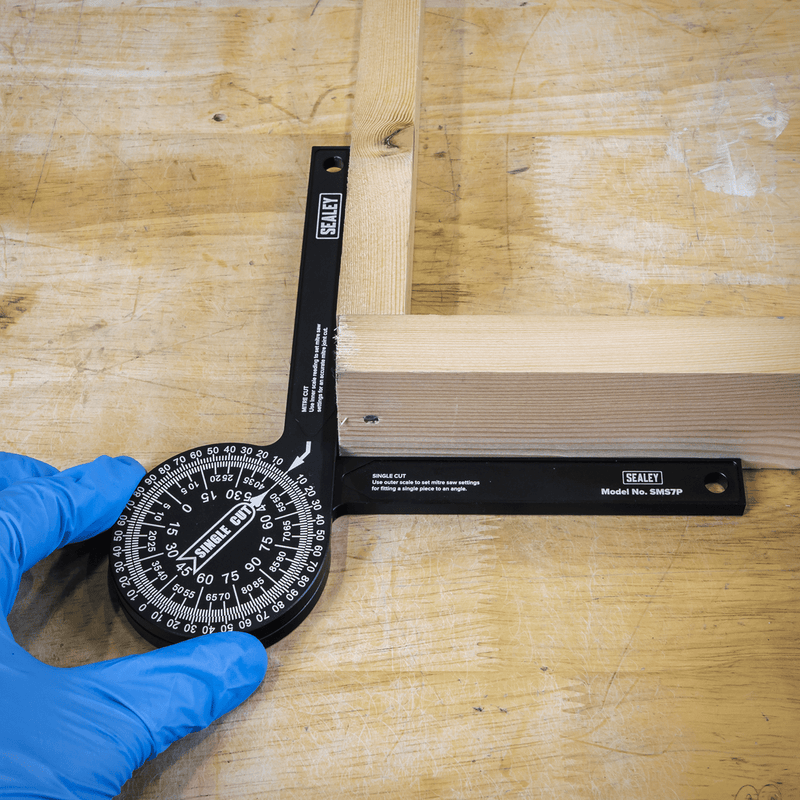 Sealey SMS7P Aluminium Mitre Saw Protractor - SMS7P - Sealey Tools UK - Trade Counter Direct