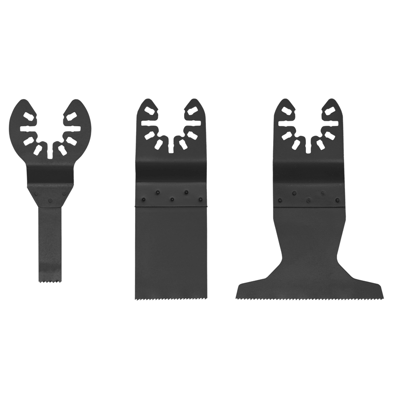 Sealey SMTC3 Multi-Tool Universal Cutting Blade Set 3pc - SMTC3 - Sealey Tools UK - Trade Counter Direct