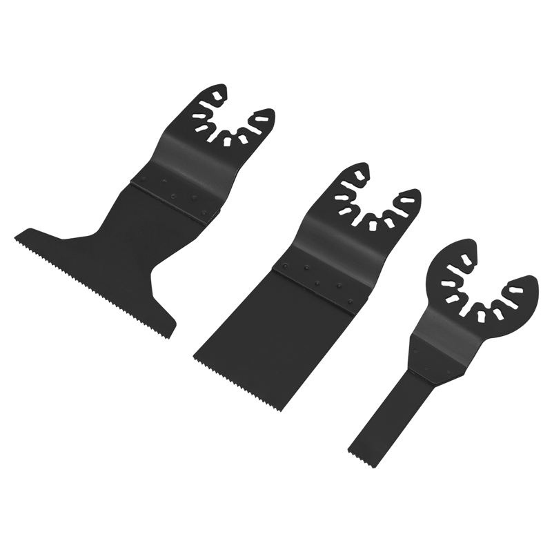 Sealey SMTC3 Multi-Tool Universal Cutting Blade Set 3pc - SMTC3 - Sealey Tools UK - Trade Counter Direct