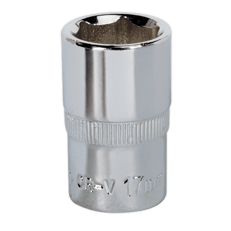 Sealey SP1217 WallDrive® Socket 17mm 1/2"Sq Drive Fully Polished - SP1217 - Sealey Tools UK - Trade Counter Direct