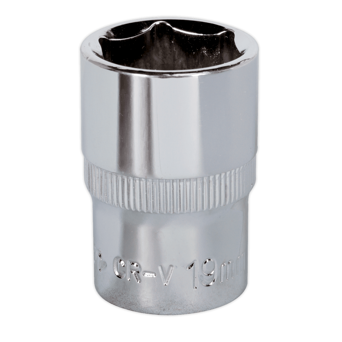 Sealey SP1219 WallDrive® Socket 19mm 1/2"Sq Drive Fully Polished - SP1219 - Sealey Tools UK - Trade Counter Direct