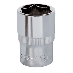 Sealey SP1219 WallDrive® Socket 19mm 1/2"Sq Drive Fully Polished - SP1219 - Sealey Tools UK - Trade Counter Direct