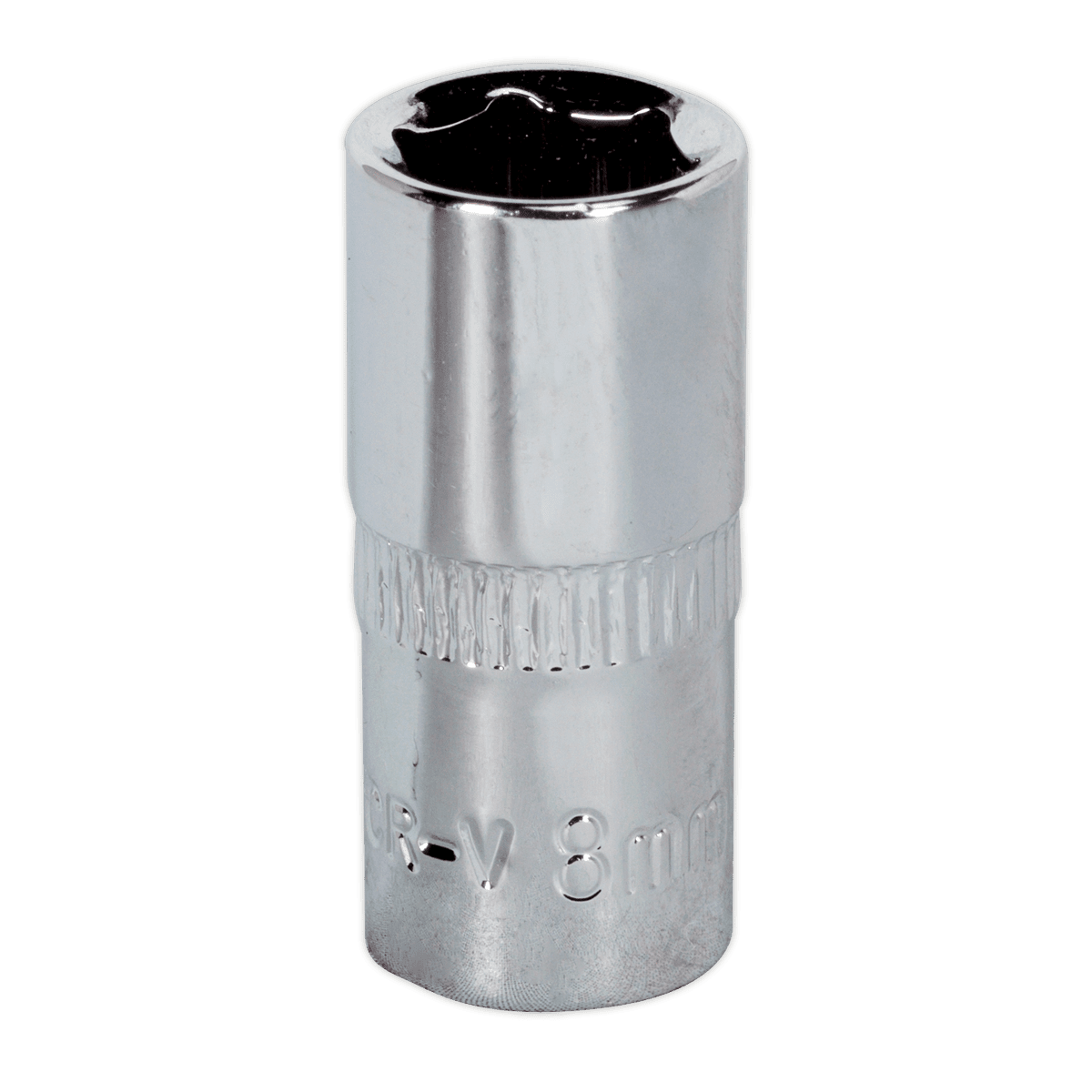 Sealey SP1408 WallDrive® Socket 8mm 1/4"Sq Drive Fully Polished - SP1408 - Sealey Tools UK - Trade Counter Direct
