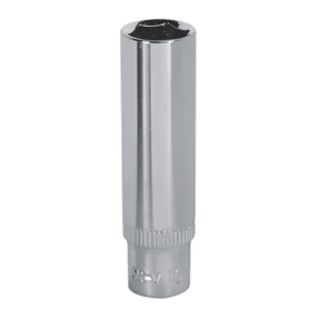 Sealey SP1410D WallDrive® Socket 10mm Deep 1/4"Sq Drive Fully Polished - SP1410D - Sealey Tools UK - Trade Counter Direct