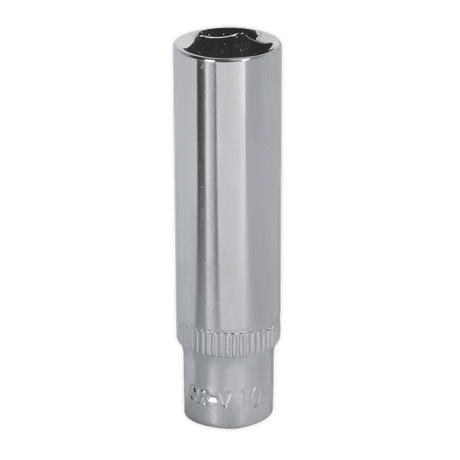 Sealey SP1410D WallDrive® Socket 10mm Deep 1/4"Sq Drive Fully Polished - SP1410D - Sealey Tools UK - Trade Counter Direct