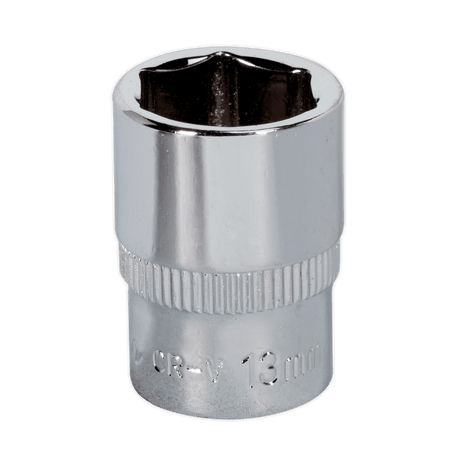 Sealey SP1413 WallDrive® Socket 13mm 1/4"Sq Drive Fully Polished - SP1413 - Sealey Tools UK - Trade Counter Direct