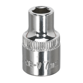 Sealey SP3807 WallDrive® Socket 7mm 3/8"Sq Drive Fully Polished - SP3807 - Sealey Tools UK - Trade Counter Direct