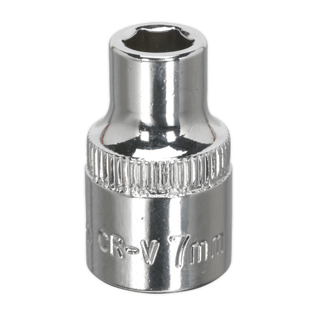 Sealey SP3807 WallDrive® Socket 7mm 3/8"Sq Drive Fully Polished - SP3807 - Sealey Tools UK - Trade Counter Direct