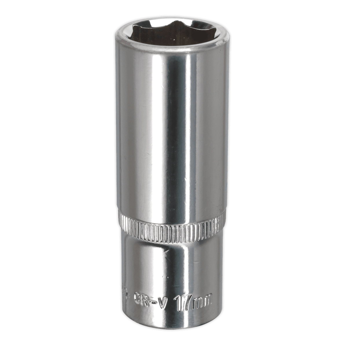 Sealey SP3817D WallDrive® Socket 17mm Deep 3/8"Sq Drive Fully Polished - SP3817D - Sealey Tools UK - Trade Counter Direct